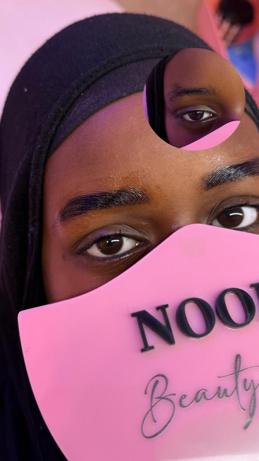 Korean lash lift before and after