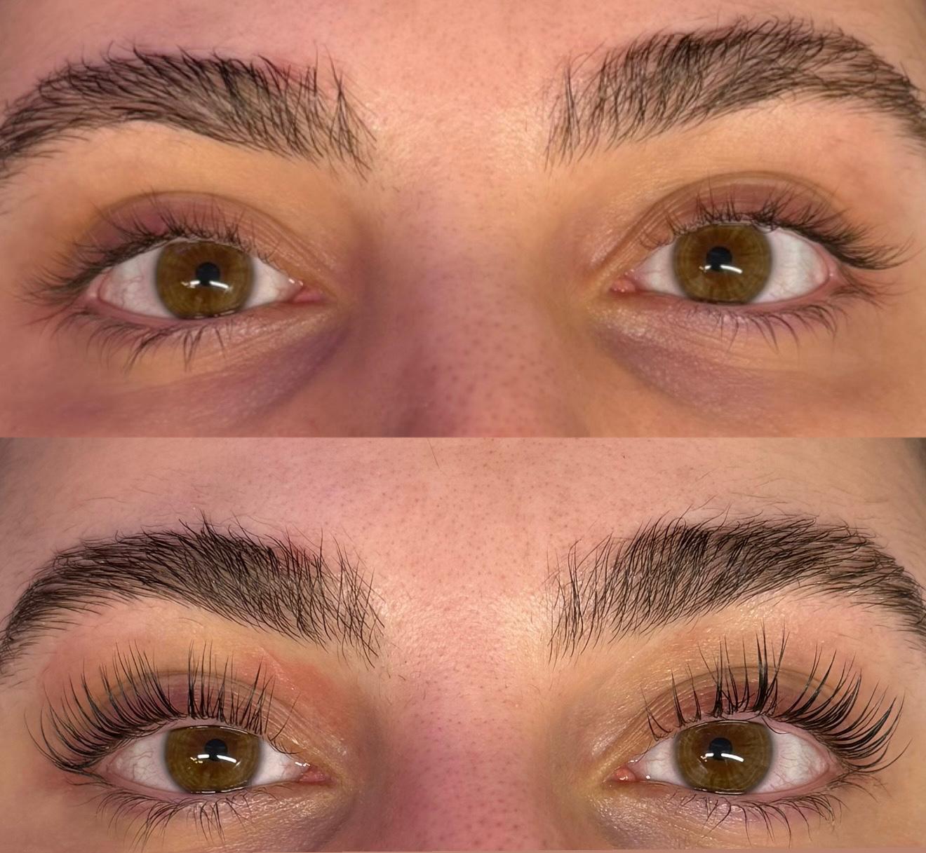 Halal brow lamination with bleach
